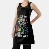テキラストレートフレンズはLGBTの方向を問わおもしろいない エプロン (インサイチュ)