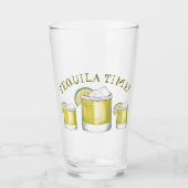 テキラタイムライムマルガリタカクテルミックスドリンク タンブラーグラス (正面)