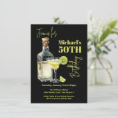 テキラマルガリタマイルストーンマンズ誕生日 招待状 (スタンド正面)