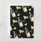 テキラマルガリタマイルストーンマンズ誕生日 招待状 (裏面)