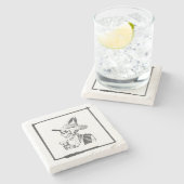 テキラマーブルコースター ストーンコースター (横)