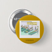 テキラワームのリハビリおもしろいカートーンノベルティボタン 缶バッジ (正面&裏面)