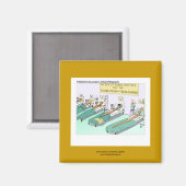 テキラワームRehabカートゥーおもしろいンノベルティマグネット マグネット (正面/裏面)