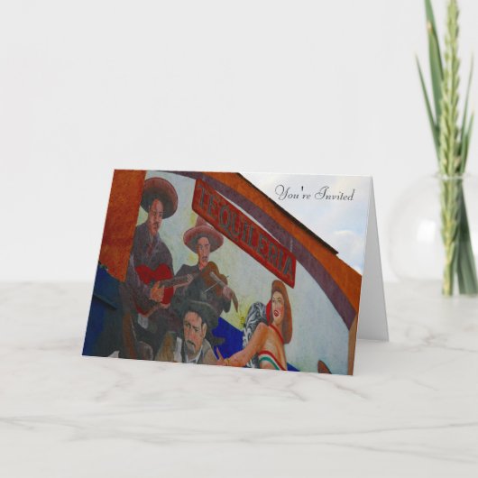 テキレリアパーティー招待状 招待状 (正面)