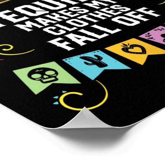 テキーラが私の服の秋をアルコール飲料から作る ポスター (角)