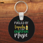 テキーラとクリスマスミュージックで盛り上げられたクリスマス キーホルダー (正面)