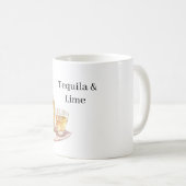 テキーラとライム コーヒーマグカップ (正面右)