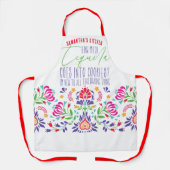 テキーラのおもしろい メキシカンテキーラクッキー お菓子作りギフト エプロン (正面)