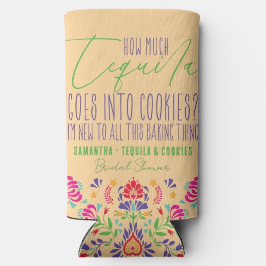 テキーラのおもしろい メキシカンテキーラクッキー お菓子作りギフト スリム缶クーラー (裏面)