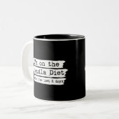 テキーラのダイエットのマグ ツートーンマグカップ (正面左)