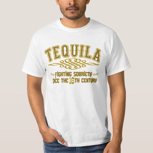 テキーラのワイシャツ-スタイル及び色を選んで下さい Tシャツ (正面)