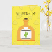 テキーラの挨拶状 カード (黄色い花)