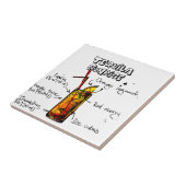 テキーラの日の出のカクテルのレシピ タイル (側面)