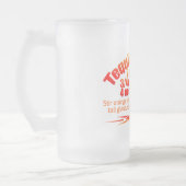 テキーラの日の出のマグ-スタイル及び色を選んで下さい フロストグラスビールジョッキ (左)