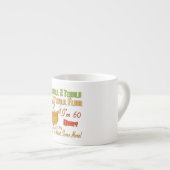 テキーラの第60誕生会のコレクション エスプレッソカップ (正面右)