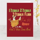 テキーラの第60誕生会のコレクション カード (黄色い花)