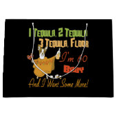 テキーラの第60誕生会のコレクション ラージペーパーバッグ (正面)