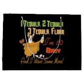 テキーラの第60誕生会のコレクション ラージペーパーバッグ (裏面)