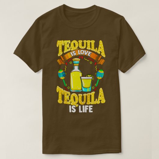 テキーラはラブチンコデマヨ Tシャツ (デザイン正面)