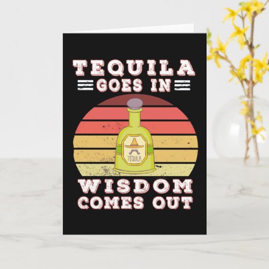 テキーラは知恵を出来す。 カード (黄色い花)