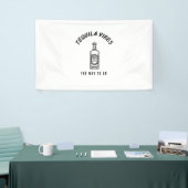 テキーラは行き方を変える 横断幕 (トレードショー)