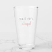 テキーラを味わう時 タンブラーグラス (裏面)