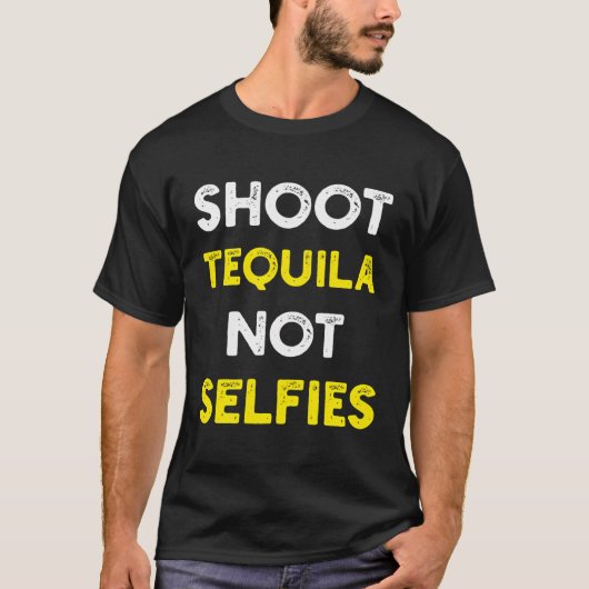 テキーラを撃ち落とす Tシャツ (正面)