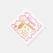 テキーラサンライズ独身最後の夜 スタンダードカクテルナプキン (角)