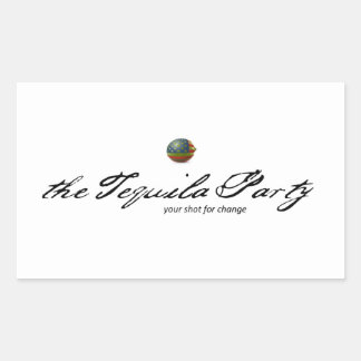 テキーラパーティーシール 長方形シール