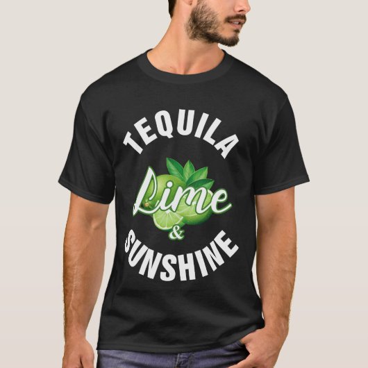 テキーラライムとサンシャイン Tシャツ (正面)