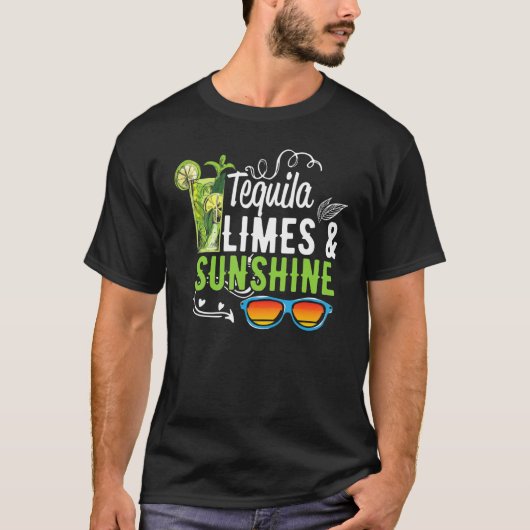 テキーラライムと陽光 Tシャツ (正面)