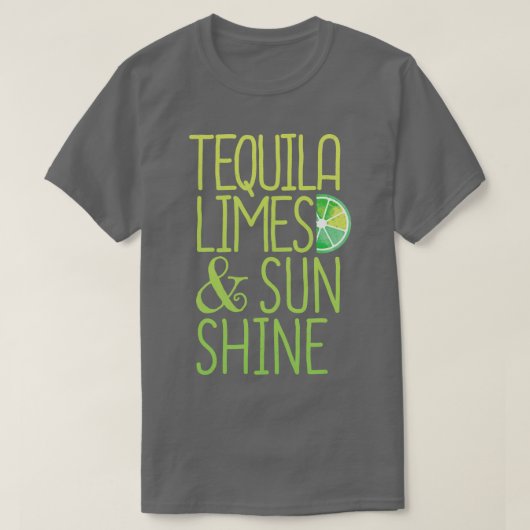 テキーラライムサンシャイン Tシャツ (デザイン正面)