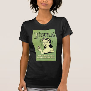 テキーラ救済の女性が〜の基準を下げる Tシャツ