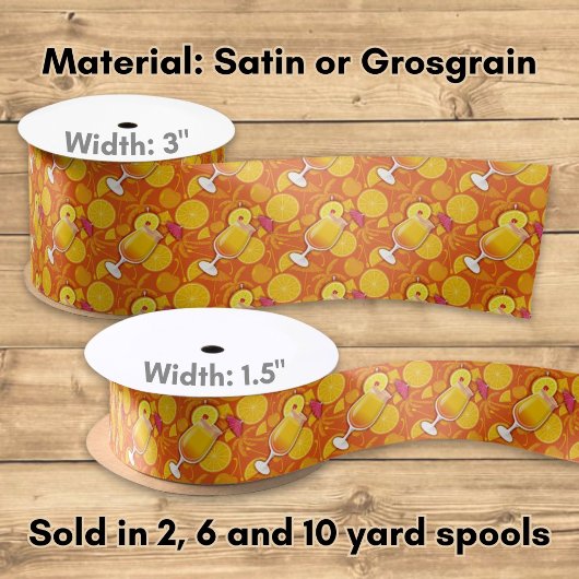 テキーラ日の出 サテンリボン