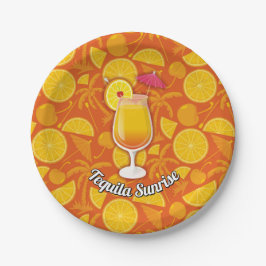テキーラ日の出 ペーパープレート