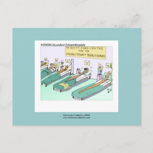 テキーラ虫レハブのポスター ポストカード (正面)