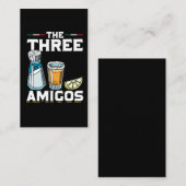 テキーラ飲用おもしろい塩ライムユーモアアルコールジョーク 名刺 (正面/裏面)