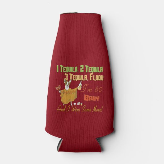 テキーラ60thバースデーパーティコレクション ボトルクーラー (正面)