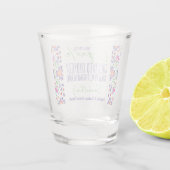 テキーラ＆クッキー作りクラス ブライダルシャワーパーティー ショットグラス (裏面)