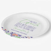 テキーラ&クッキー作りクラス ブライダルシャワーパーティー ペーパープレート (アングル)