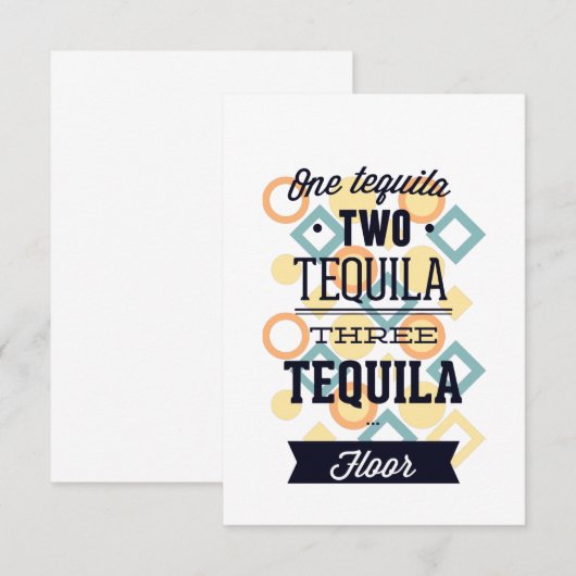 テキーラ サンキューカード (正面/裏面)