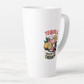 テキーラ：セラピーより安い カフェラテマグ (右アングル)