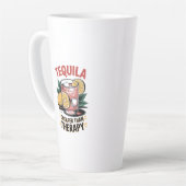 テキーラ：セラピーより安い カフェラテマグ (左アングル)