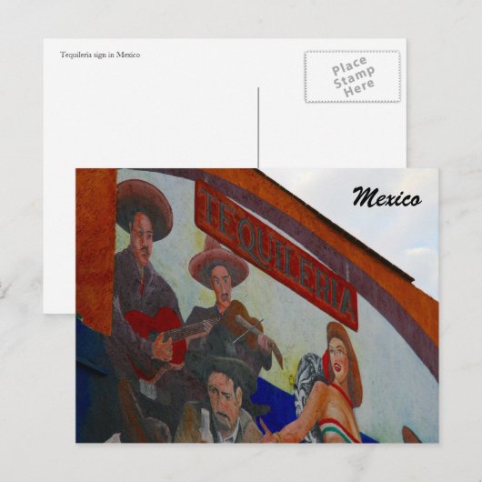 テキーラ ポストカード (正面/裏面)