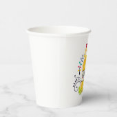 テキーラ、マラカスのメキシコフォークアート 紙コップ (右)