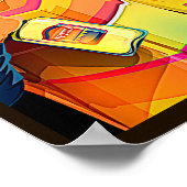 テキーラ – メキシカンブルーアガバ ポスター (角)