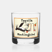 テキーラ・モッキンバード文学のジョーク ウイスキーグラス (正面)