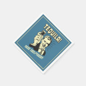 テキーラ:今日はトイレを抱きしめた スタンダードカクテルナプキン (角)