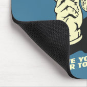 テキーラ:今日はトイレを抱きしめた マウスパッド (コーナー)