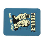 テキーラ:今日はトイレを抱きしめた マグネット (横)